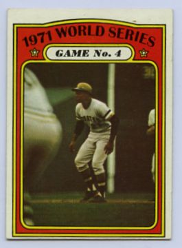 24. 1972 TOPPS BASEBALL CARD #226 - CLEMENTE