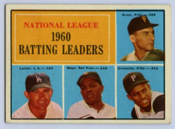 26. 1961 TOPPS BASEBALL CARD #41 - CLEMENTE