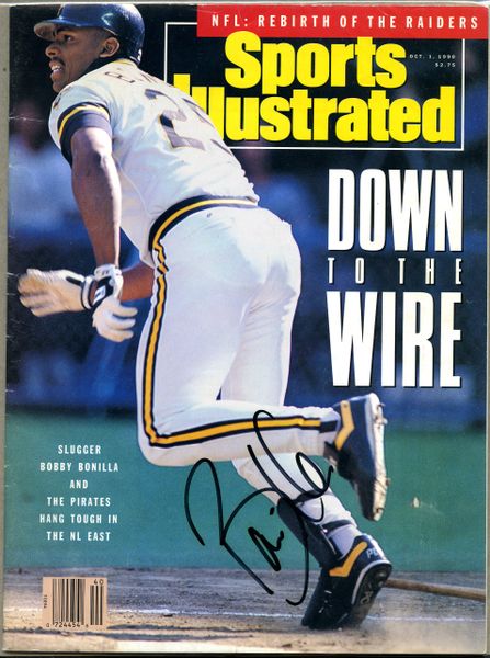 Bobby Bonilla, Pittsburgh Pirates signed Sports Illustrated