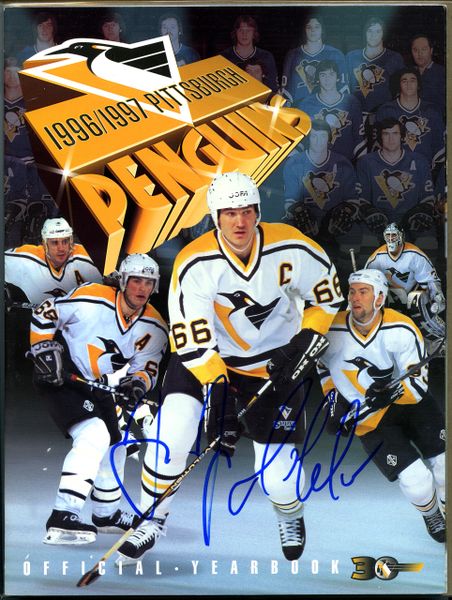 Mario Lemieux Autographed Signed Framed Pittsburgh Penguins 