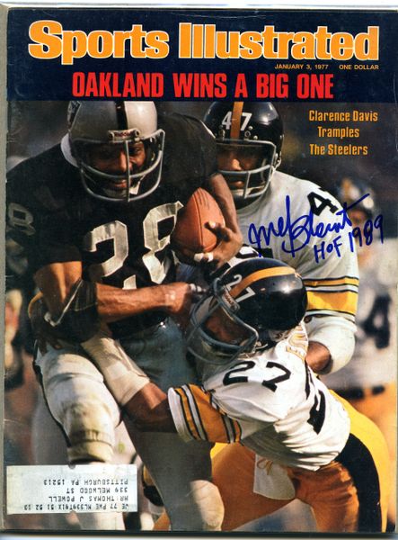 Mel Blount, Pittsburgh Steelers signed Sports Illustrated