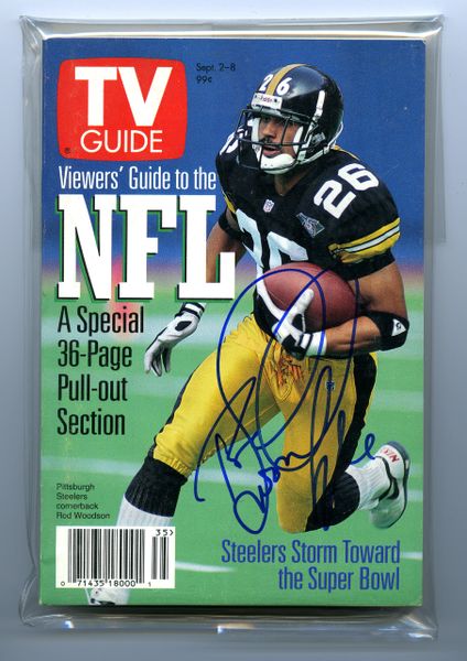 90's Champion Rod Woodson Pittsburgh Steelers - Depop