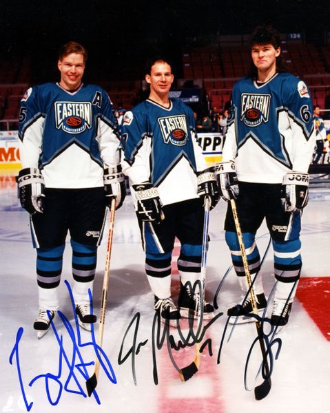 1994 Pittsburgh Penguins All-Star game signed 8x10 photo