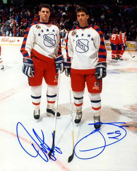 1991-92 Quebec Nordiques All Star Game signed 8x10 photo