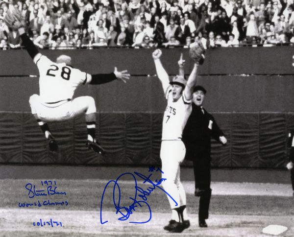 1971 Pittsburgh Pirates World Series signed 8x10 photo  Pittsburgh Sports  Gallery Mr Bills Sports Collectible Memorabilia