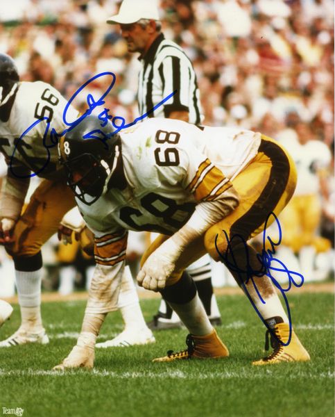 Robin Cole & LC Greenwood - Pittsburgh Steelers signed 8x10 photo