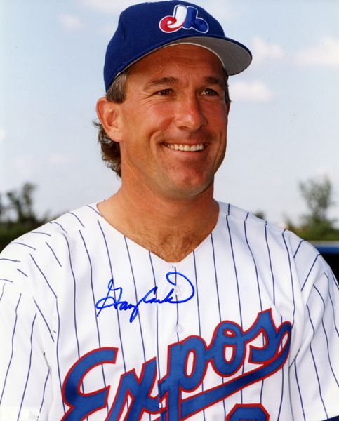 Gary Carter Montreal Expos 2003 Hall of Fame Induction 8x10 Photocard