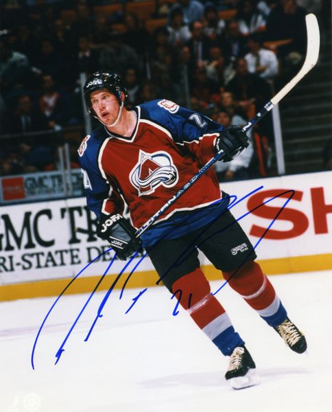 Peter Forsberg - Colorado Avalanche signed 8x10 photo