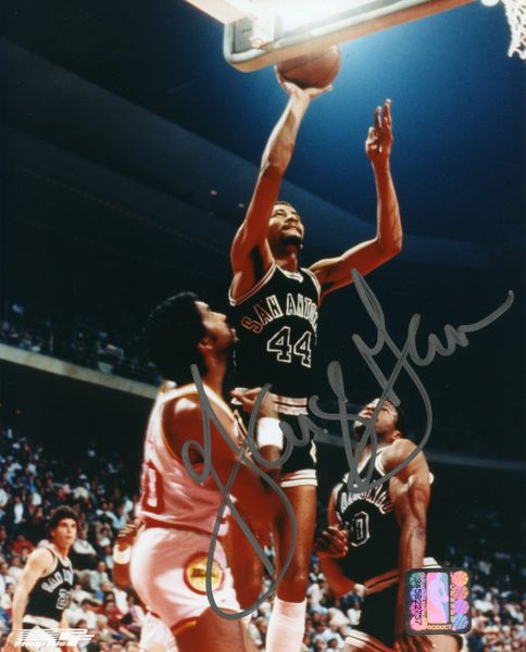 George Gervin - San Antonio Spurs signed 8x10 photo