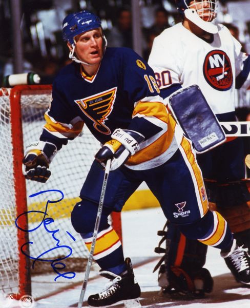 Brett Hull - St. Louis Blues signed 8x10 photo