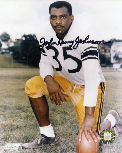 John Henry Johnson - Pittsburgh Steelers signed 8x10 photo  Pittsburgh  Sports Gallery Mr Bills Sports Collectible Memorabilia