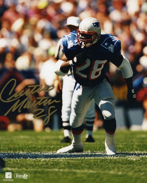 Curtis Martin - New England Patriots signed 8x10 photo