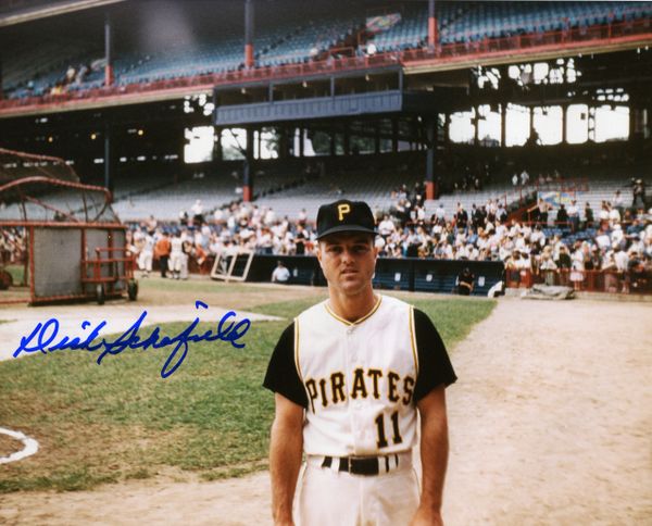 Dick Schofield - Pittsburgh Pirates signed 8x10 photo