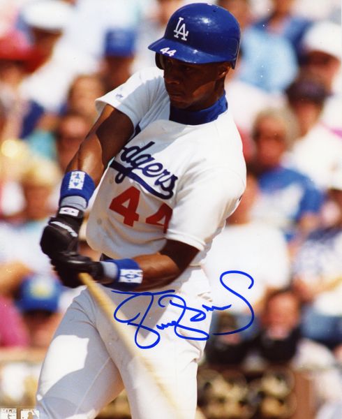 Darryl Strawberry - Los Angeles Dodgers signed 8x10 photo