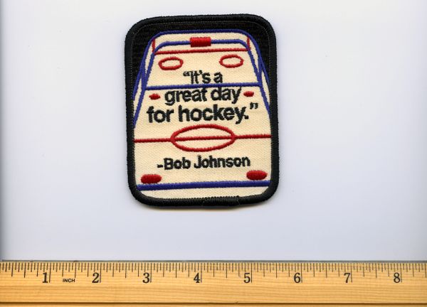 Coach Bob Johnson, Pittsburgh Penguins original commemorative patch