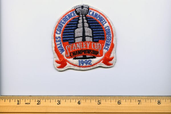 1992 Stanley Cup Championship 3" patch - Penguins vs. Blackhawks