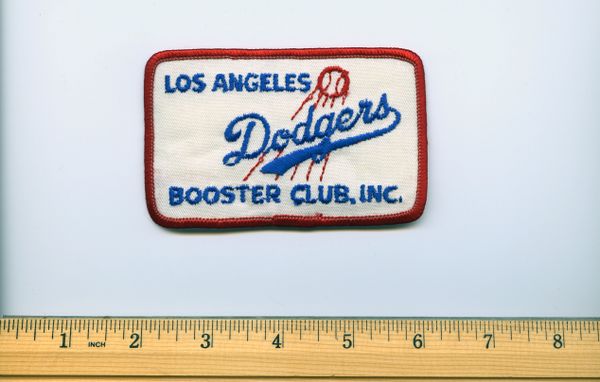 1960's Los Angeles Dodgers Booster Club Inc. patch