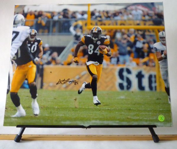 Antonio Brown, Pittsburgh Steelers signed 16x20 photo