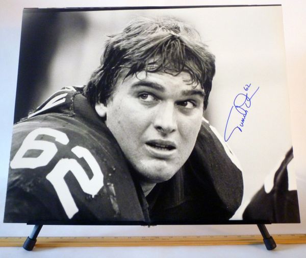 Tunch Ilkin, Pittsburgh Steelers signed 16x20 photo