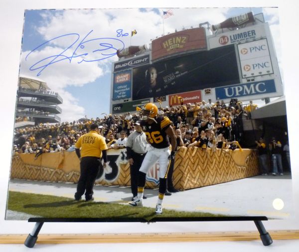 Hines Ward, Pittsburgh Steelers signed 16x20 photo