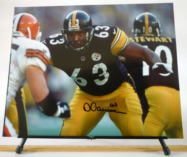 Dermonti Dawson, Pittsburgh Steelers signed 16x20 photo