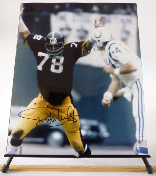 Dwight White, Pittsburgh Steelers signed 16x20 photo