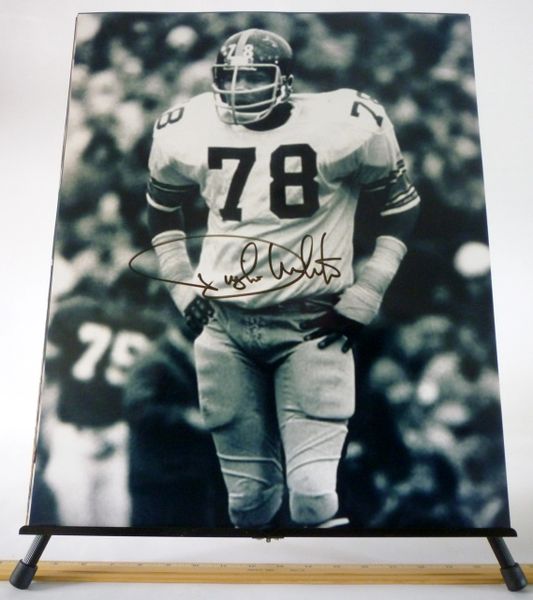 Dwight White, Pittsburgh Steelers signed 16x20 photo