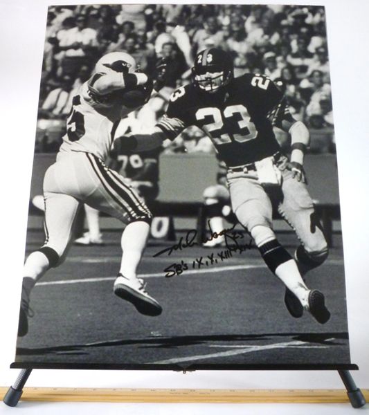 Mike Wagner, Pittsburgh Steelers signed 16x20 photo