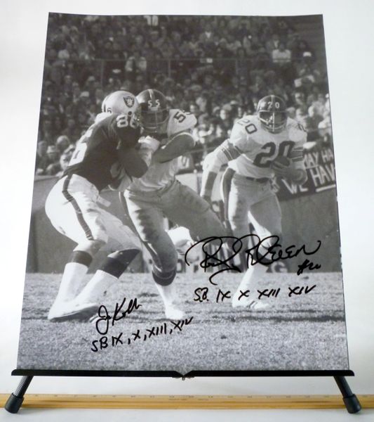 Rocky Bleier SIGNED Pittsburgh Steelers 8x10 photo