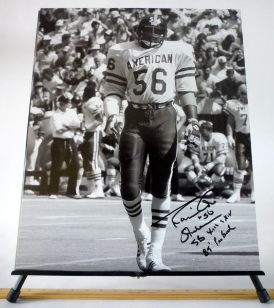 Lynn Swann Signed 16x20 Bas S06891 Pittsburgh Steelers Hof Wr