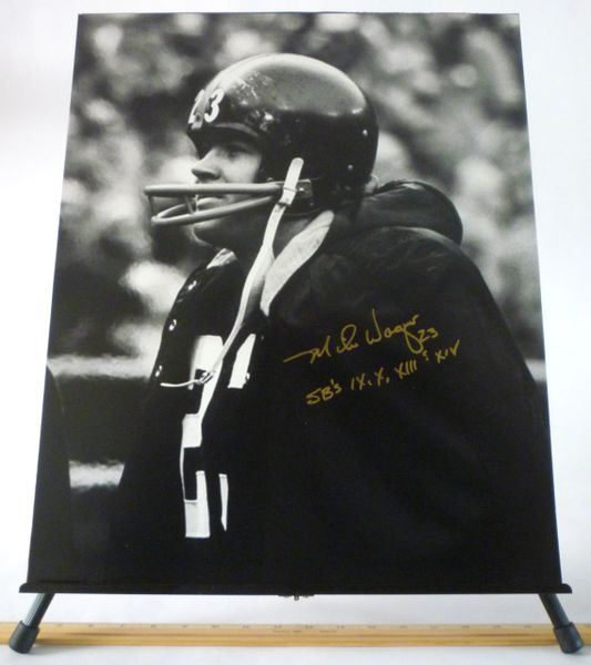 Mike Wagner, Pittsburgh Steelers signed 16x20 photo