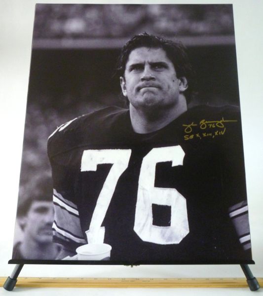 John Banaszak, Pittsburgh Steelers signed 16x20 photo