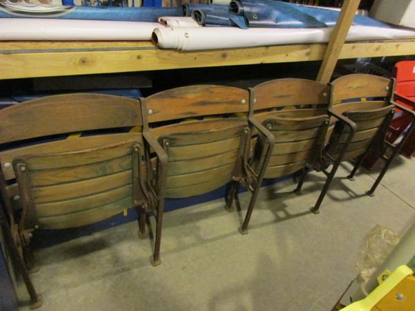 Forbes Field seats - connected set of 4