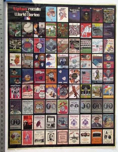 1903-1981 World Series Program commemorative poster