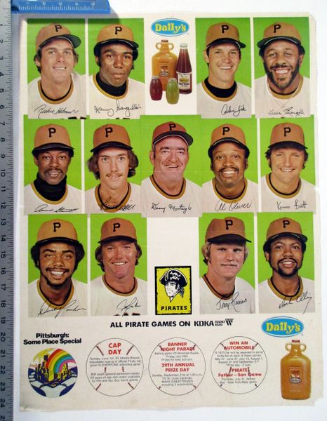 1975 Pittsburgh Pirates - Daily's Fruit Juice poster