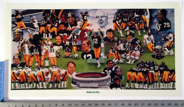 Pittsburgh Steelers Super Bowl reunion poster