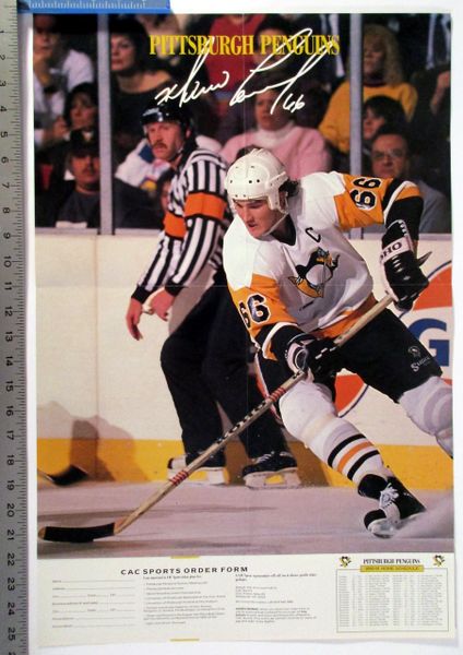 1990-91 Mario Lemieux - Pittsburgh Penguins poster