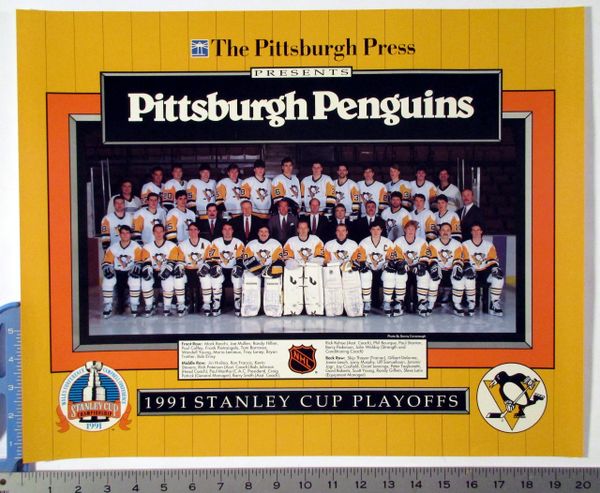 1991 Pittsburgh Penguins - Stanley Cup Playoffs poster