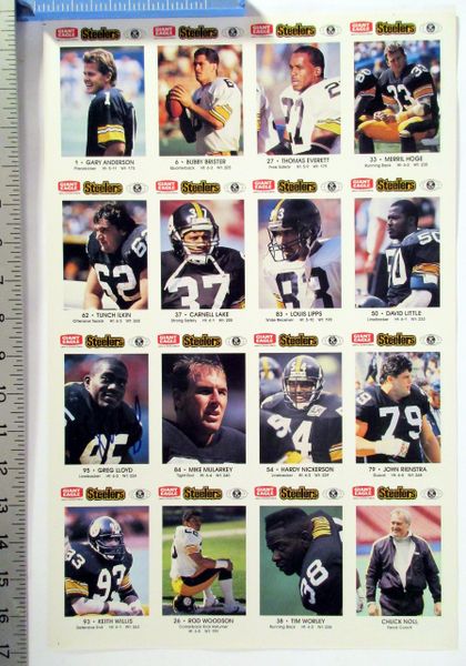 1990's Pittsburgh Steelers - Giant Eagle poster