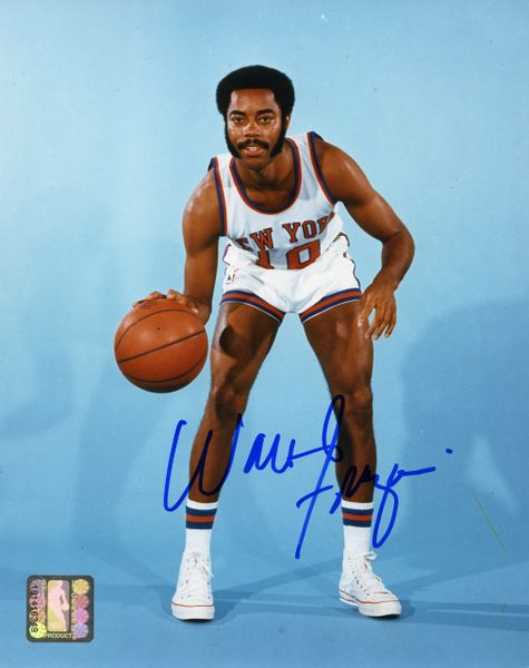 Walt Frazier Autographed Signed Framed New York Knicks Jersey 