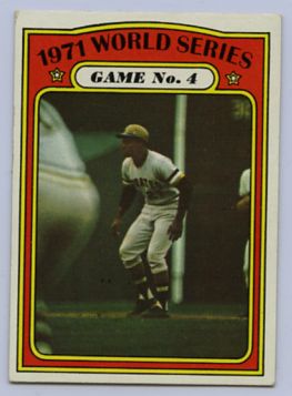 23. 1972 TOPPS BASEBALL CARD #226 - CLEMENTE