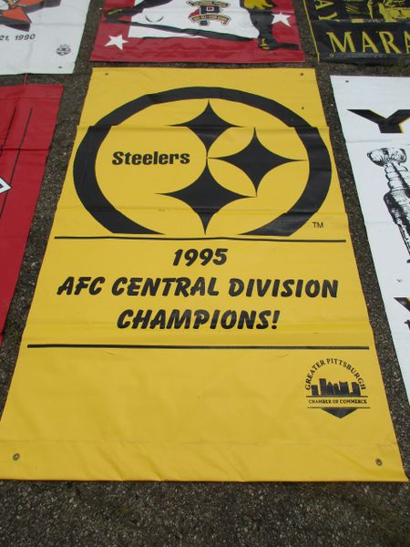 Pittsburgh Steelers City of Pittsburgh street banner