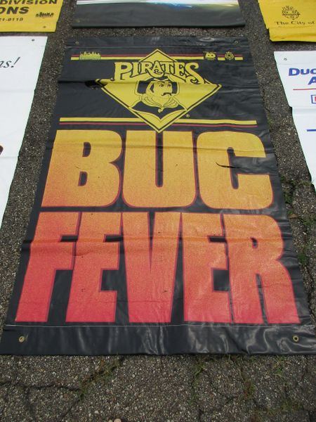 1990's Pittsburgh Pirates City of Pittsburgh street banner
