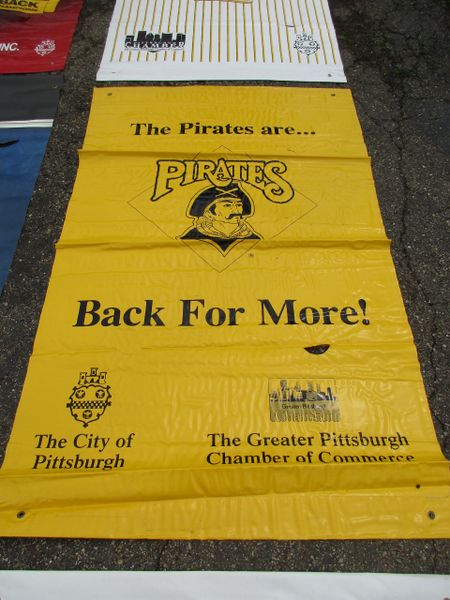 1990's Pittsburgh Pirates City of Pittsburgh street banner