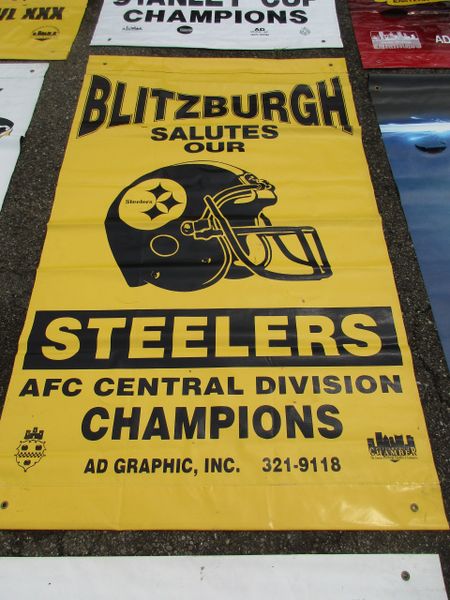 Pittsburgh Steelers City of Pittsburgh street banner