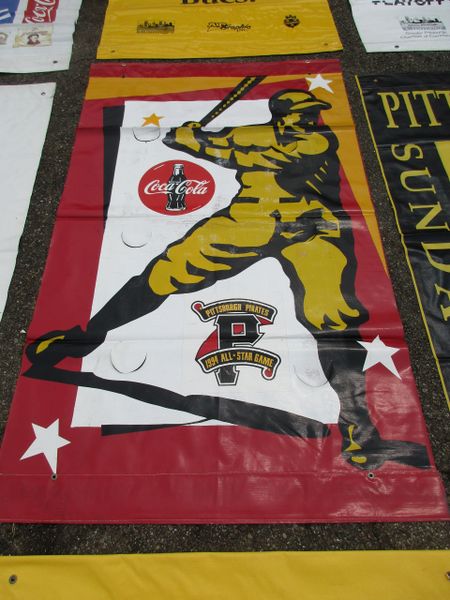 CITY OF PITTSBURGH - 1994 ALL-STAR GAME STREET BANNER - THREE RIVERS STADIUM