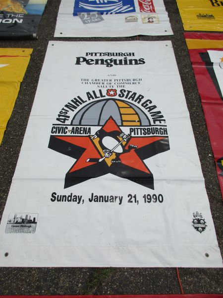 1990 NHL All Star Game, Penguins, City of Pittsburgh street banner