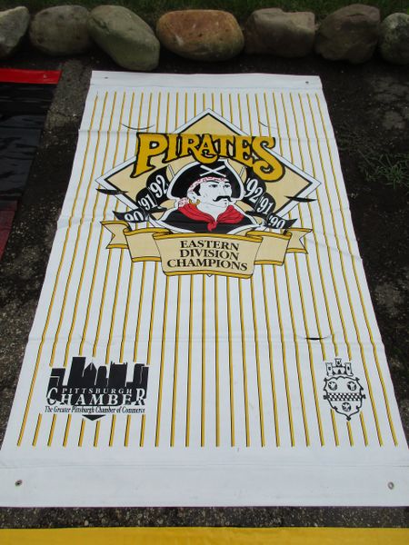 1991-92-93 Pittsburgh Pirates City of Pittsburgh street banner