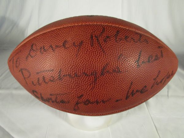 Art Rooney, Owner Pittsburgh Steelers signed football