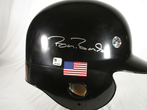 Barry Bonds San Francisco Giants signed batting helmet